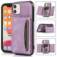 Three-fold Leather Phone Case with Card Slot & Wallet & Holder, For iPhone 12 mini, For iPhone 11 Pro Max, For iPhone 11 Pro, For iPhone 11, For iPhone XR, For iPhone 8 Plus & 7 Plus