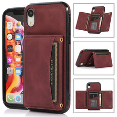 Three-fold Leather Phone Case with Card Slot & Wallet & Holder, For iPhone 12 mini, For iPhone 11 Pro Max, For iPhone 11 Pro, For iPhone 11, For iPhone XR, For iPhone 8 Plus & 7 Plus