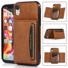 Three-fold Leather Phone Case with Card Slot & Wallet & Holder, For iPhone 12 mini, For iPhone 11 Pro Max, For iPhone 11 Pro, For iPhone 11, For iPhone XR, For iPhone 8 Plus & 7 Plus