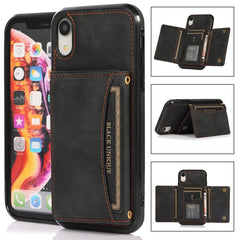 Three-fold Leather Phone Case with Card Slot & Wallet & Holder, For iPhone 12 mini, For iPhone 11 Pro Max, For iPhone 11 Pro, For iPhone 11, For iPhone XR, For iPhone 8 Plus & 7 Plus