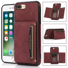 Three-fold Leather Phone Case with Card Slot & Wallet & Holder, For iPhone 12 mini, For iPhone 11 Pro Max, For iPhone 11 Pro, For iPhone 11, For iPhone XR, For iPhone 8 Plus & 7 Plus