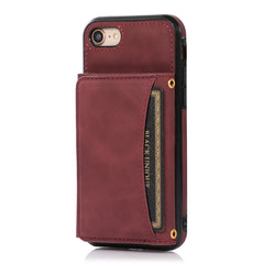 Three-fold Leather Phone Case with Card Slot & Wallet & Holder, For iPhone SE 2022 / SE 2020 / 8 / 7