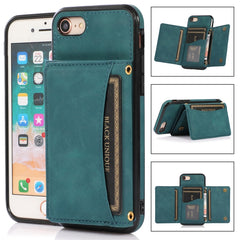 Three-fold Leather Phone Case with Card Slot & Wallet & Holder, For iPhone SE 2022 / SE 2020 / 8 / 7