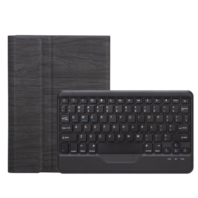 SFGO Tree Texture Bluetooth Keyboard Leather Case, SFGO Black + Black, SFGO Black + White