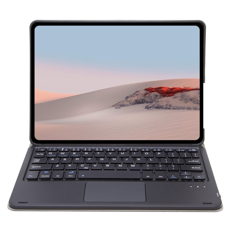 SFGO-A Tree Texture Bluetooth Keyboard Leather Case with Touchpad
