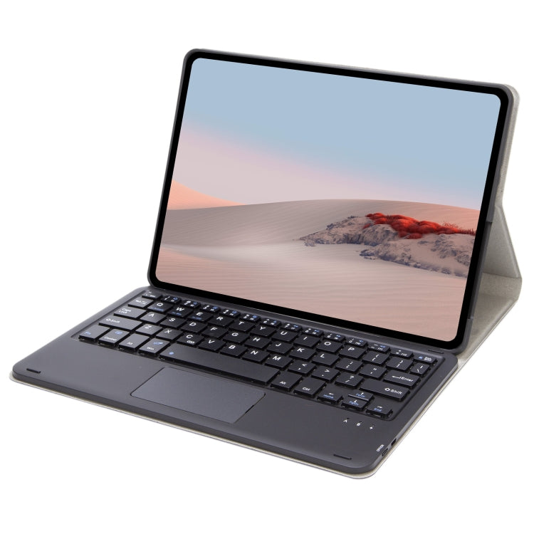 SFGO-A Tree Texture Bluetooth Keyboard Leather Case with Touchpad