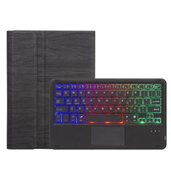 SFGO-AS Tree Texture Backlight Bluetooth Keyboard Leather Case with Touchpad
