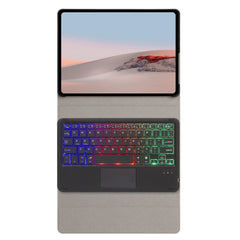 SFGO-AS Tree Texture Backlight Bluetooth Keyboard Leather Case with Touchpad