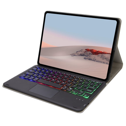SFGO-AS Tree Texture Backlight Bluetooth Keyboard Leather Case with Touchpad, SFGO-AS