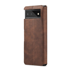 DG.MING Retro Oil Side Horizontal Flip Leather Case with Holder & Card Slots & Wallet, For Google Pixel 6, For Google Pixel 6 Pro, For Huawei P50, For Huawei P50 Pro