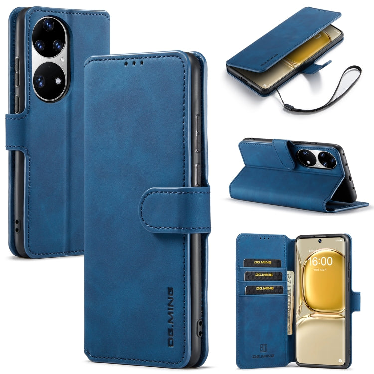 DG.MING Retro Oil Side Horizontal Flip Leather Case with Holder & Card Slots & Wallet, For Google Pixel 6, For Google Pixel 6 Pro, For Huawei P50, For Huawei P50 Pro