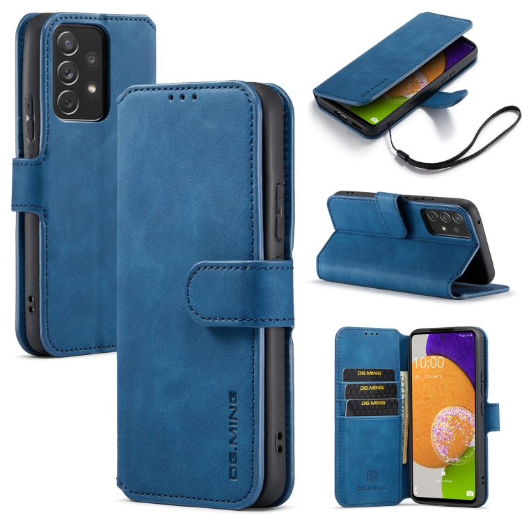 DG.MING Retro Oil Side Horizontal Flip Leather Case with Holder & Card Slots & Wallet, For Samsung Galaxy A53 5G, For Samsung Galaxy S22, For Samsung Galaxy S22 Ultra, For Samsung Galaxy S22+