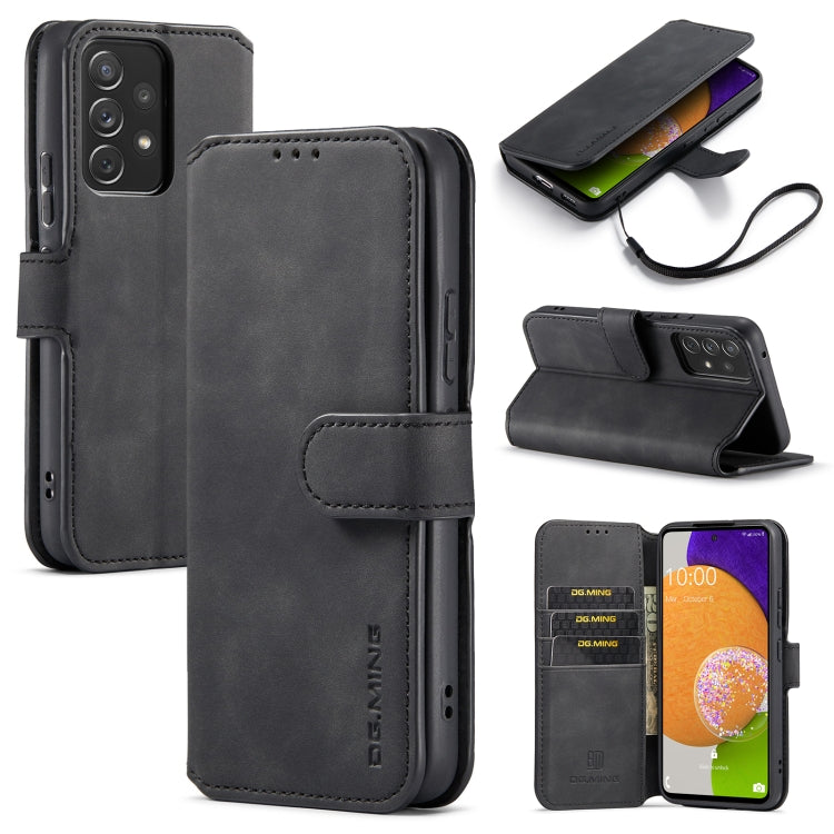 DG.MING Retro Oil Side Horizontal Flip Leather Case with Holder & Card Slots & Wallet, For Samsung Galaxy A53 5G, For Samsung Galaxy S22, For Samsung Galaxy S22 Ultra, For Samsung Galaxy S22+