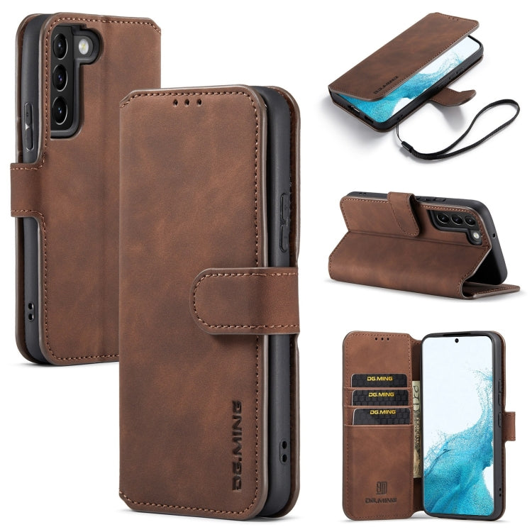 DG.MING Retro Oil Side Horizontal Flip Leather Case with Holder & Card Slots & Wallet, For Samsung Galaxy A53 5G, For Samsung Galaxy S22, For Samsung Galaxy S22 Ultra, For Samsung Galaxy S22+