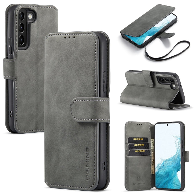 DG.MING Retro Oil Side Horizontal Flip Leather Case with Holder & Card Slots & Wallet, For Samsung Galaxy A53 5G, For Samsung Galaxy S22, For Samsung Galaxy S22 Ultra, For Samsung Galaxy S22+