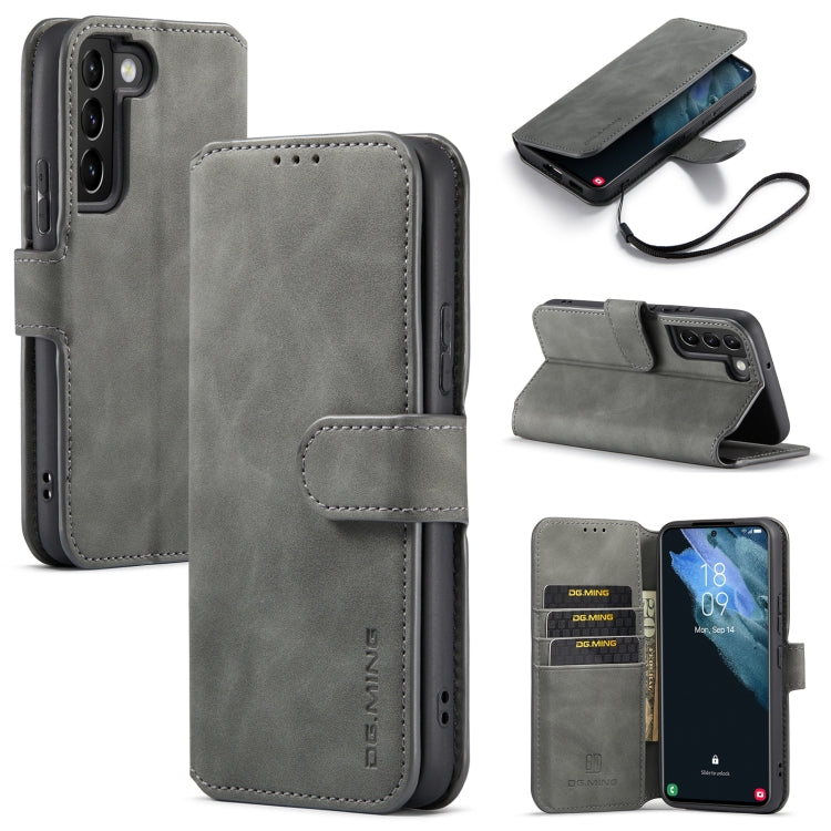 DG.MING Retro Oil Side Horizontal Flip Leather Case with Holder & Card Slots & Wallet, For Samsung Galaxy A53 5G, For Samsung Galaxy S22, For Samsung Galaxy S22 Ultra, For Samsung Galaxy S22+