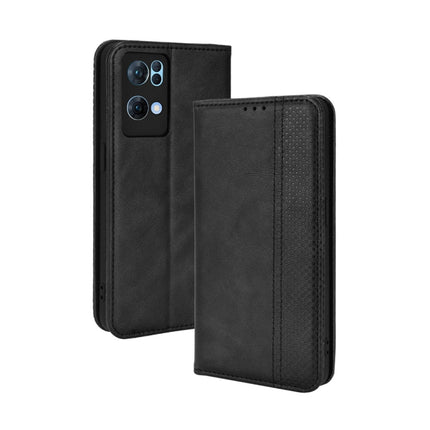 Magnetic Buckle Retro Texture Leather Phone Case, For OPPO A55s 5G JP Version, For OPPO Reno7 5G, For OPPO Reno7 Pro 5G, For OPPO Realme Narzo 50A, For TCL 20 XE, For TCL 20Y