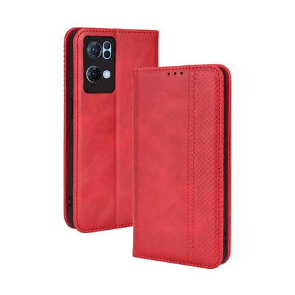 Magnetic Buckle Retro Texture Leather Phone Case, For OPPO A55s 5G JP Version, For OPPO Reno7 5G, For OPPO Reno7 Pro 5G, For OPPO Realme Narzo 50A, For TCL 20 XE, For TCL 20Y
