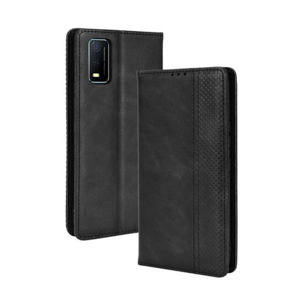 Magnetic Buckle Retro Texture Leather Phone Case, For TCL 205, For vivo Y3s 2021, For vivo S10e / V23e 4G / 5G, For vivo Y15s 2021 / Y15a, For Infinix Hot 11, For Infinix Note 11 Pro