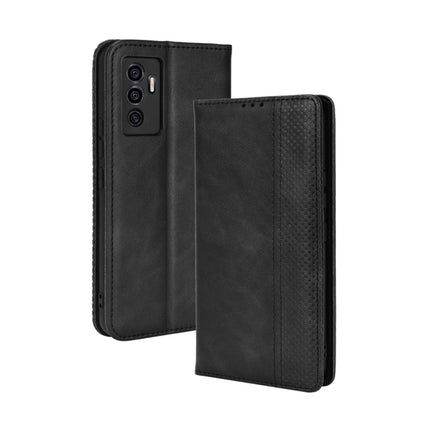Magnetic Buckle Retro Texture Leather Phone Case, For TCL 205, For vivo Y3s 2021, For vivo S10e / V23e 4G / 5G, For vivo Y15s 2021 / Y15a, For Infinix Hot 11, For Infinix Note 11 Pro