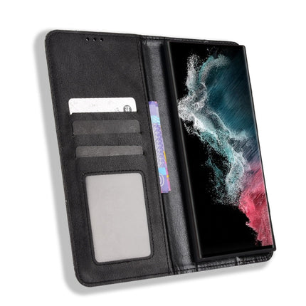 Magnetic Buckle Retro Texture Leather Phone Case, For Samsung Galaxy S22 Ultra 5G, For Sharp Aquos Wish, For Xiaomi 12, For OnePlus 10 Pro 5G, For Umidigi A11s, For ZTE Libero 5G II