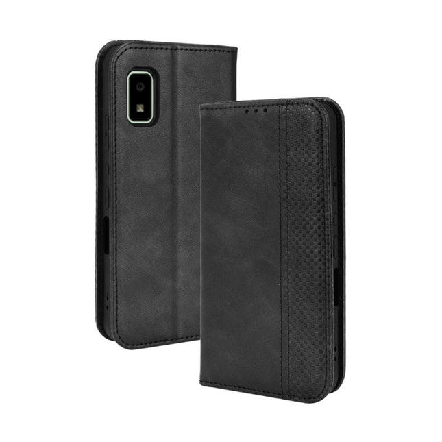 Magnetic Buckle Retro Texture Leather Phone Case, For Sharp Aquos Wish, For Xiaomi 12, For OnePlus 10 Pro 5G, For Umidigi A11s, For ZTE Libero 5G II