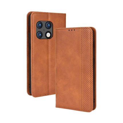 Magnetic Buckle Retro Texture Leather Phone Case, For Sharp Aquos Wish, For Xiaomi 12, For OnePlus 10 Pro 5G, For Umidigi A11s, For ZTE Libero 5G II