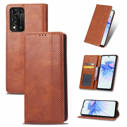 Magnetic Buckle Retro Texture Leather Phone Case, For Sharp Aquos Wish, For Xiaomi 12, For OnePlus 10 Pro 5G, For Umidigi A11s, For ZTE Libero 5G II