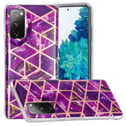 For Samsung Galaxy A03s 166mm EU Version / Purple Rhombus