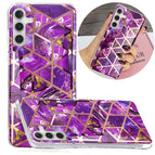 For Samsung Galaxy A13 / Purple Rhombus