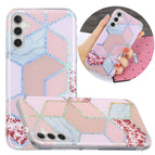 For Samsung Galaxy A13 / Pink Rhombus