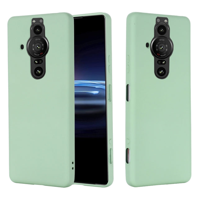 Pure Color Liquid Silicone Phone Case, For Sony Xperia Pro-I, For Honor 60, For  Samsung Galaxy A03 Core