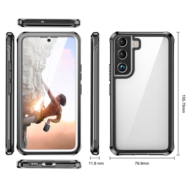 RedPepper Transparent Dot Shockproof Waterproof PC + TPU Phone Case, For Samsung Galaxy S22 5G, For Samsung Galaxy S22 Ultra 5G