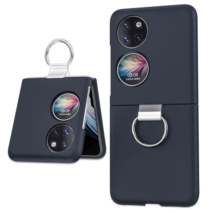 Ring Holder Transparent PC Phone Case, For Huawei P50 Pocket