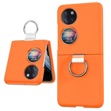 Ring Holder Transparent PC Phone Case, For Huawei P50 Pocket