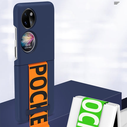 Wrist Strap Skin Feel Frosted PC Phone Case, For Huawei P50 Pocket