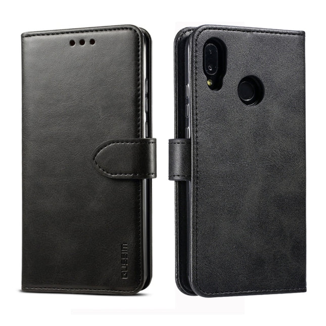 GUSSIM Business Style Horizontal Flip Leather Case with Holder & Card Slots & Wallet, For Huawei P20 Lite, For Huawei P30, For Galaxy A20 / A30 / A40 / A60, For Galaxy A30s / A50 / A50S, For Huawei P30 Lite