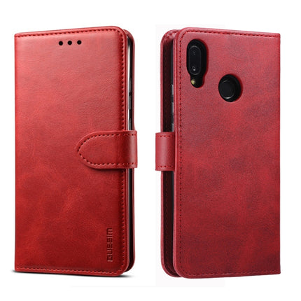 GUSSIM Business Style Horizontal Flip Leather Case with Holder & Card Slots & Wallet, For Huawei P20 Lite, For Galaxy A20 / A30 / A40 / A60, For Galaxy A30s / A50 / A50S, For Huawei P30, For Huawei P30 Lite, For Galaxy S10+