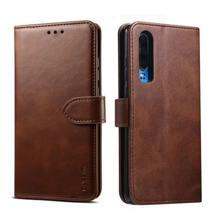 GUSSIM Business Style Horizontal Flip Leather Case with Holder & Card Slots & Wallet, For Huawei P20 Lite, For Galaxy A20 / A30 / A40 / A60, For Galaxy A30s / A50 / A50S, For Huawei P30, For Huawei P30 Lite, For Galaxy S10+