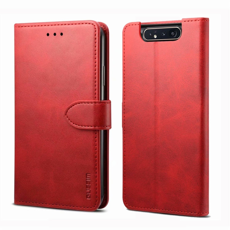 GUSSIM Business Style Horizontal Flip Leather Case with Holder & Card Slots & Wallet, For Galaxy A80 / A90, For Huawei P30 Lite, For Galaxy S10+