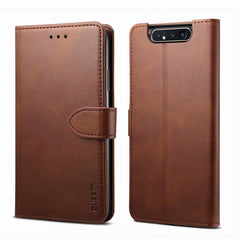 GUSSIM Business Style Horizontal Flip Leather Case with Holder & Card Slots & Wallet, For Galaxy A30s / A50 / A50S, For Galaxy A80 / A90, For Huawei P30 Lite, For Galaxy S10+