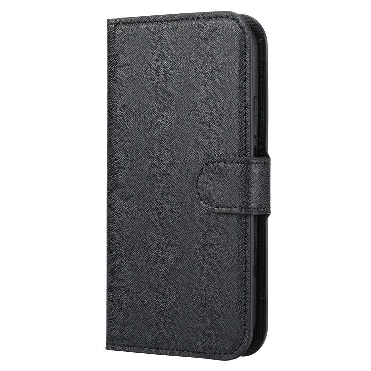 Cross Texture Detachable Leather Phone Case, For iPhone XS / X, For iPhone XR, For iPhone XS Max, For iPhone SE 2022 / SE 2020 / 8 / 7, For iPhone 8 Plus / 7 Plus