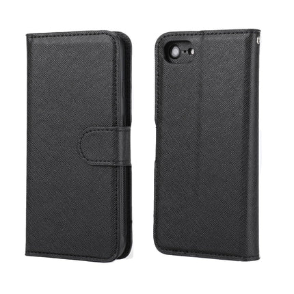 Cross Texture Detachable Leather Phone Case, For iPhone XR, For iPhone SE 2022 / SE 2020 / 8 / 7, For iPhone 8 Plus / 7 Plus