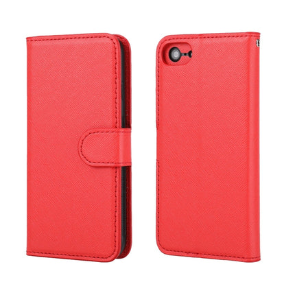 Cross Texture Detachable Leather Phone Case, For iPhone XR, For iPhone SE 2022 / SE 2020 / 8 / 7, For iPhone 8 Plus / 7 Plus