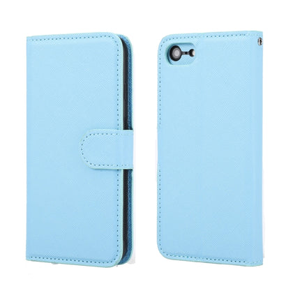 Cross Texture Detachable Leather Phone Case, For iPhone XR, For iPhone SE 2022 / SE 2020 / 8 / 7, For iPhone 8 Plus / 7 Plus