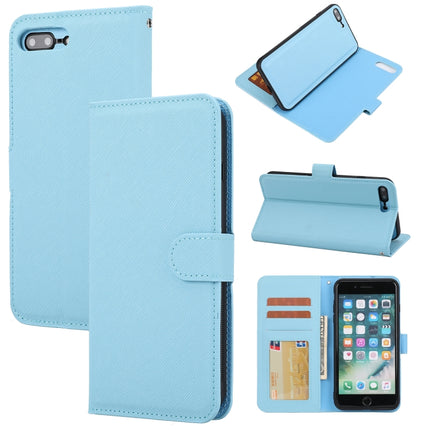 Cross Texture Detachable Leather Phone Case, For iPhone XR, For iPhone SE 2022 / SE 2020 / 8 / 7, For iPhone 8 Plus / 7 Plus