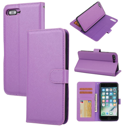 Cross Texture Detachable Leather Phone Case, For iPhone XR, For iPhone SE 2022 / SE 2020 / 8 / 7, For iPhone 8 Plus / 7 Plus