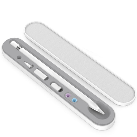 PC + Silikon Stylus Pen Magnetische Absorption Aufbewahrungsbox für Apple Pencil 1 / 2