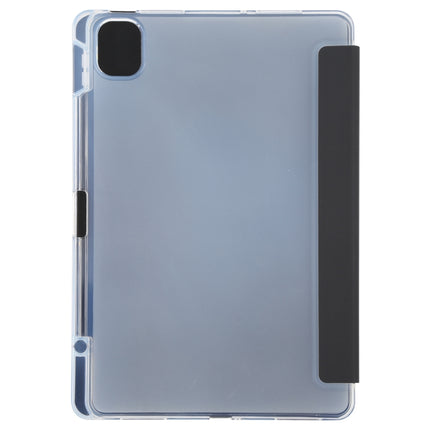 Pen Slot Transparent Back Cover Leather Tablet Case, For Xiaomi Mi Pad 5