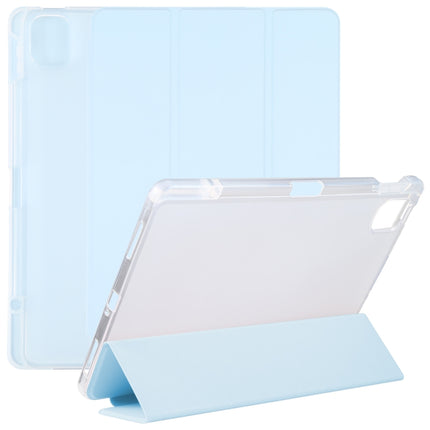 Pen Slot Transparent Back Cover Leather Tablet Case, For Xiaomi Mi Pad 5